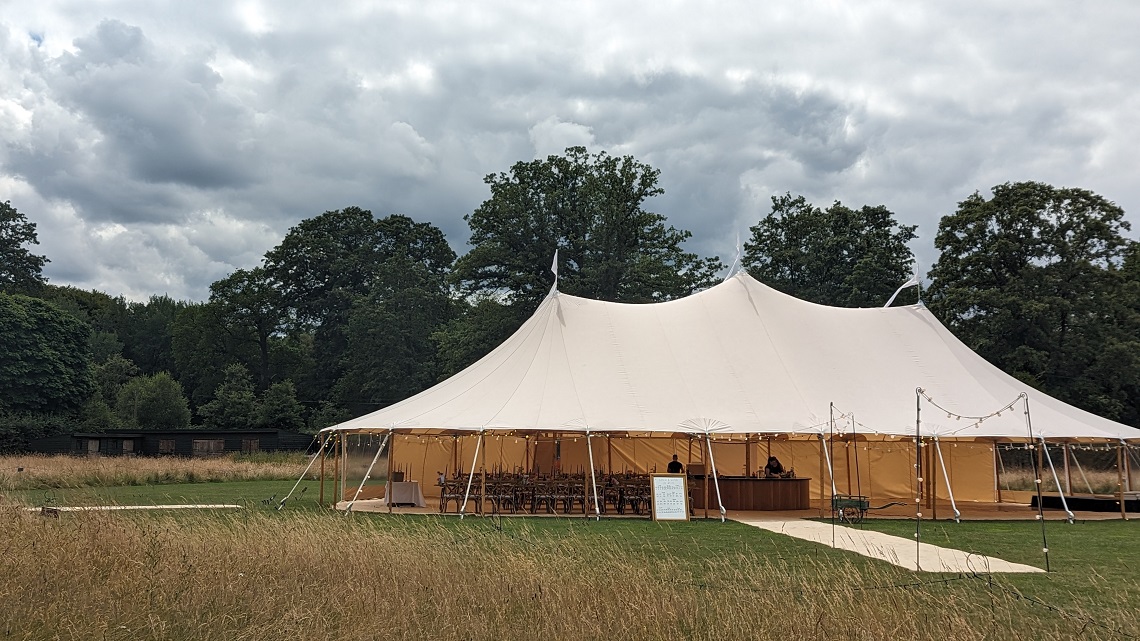 reception at little dower hosue