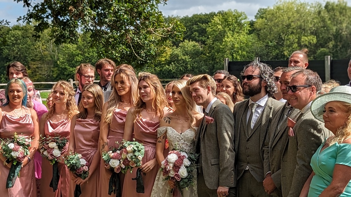 bridal party photo