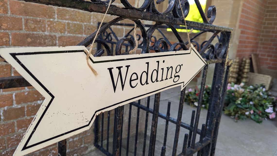 wedding at minley manor