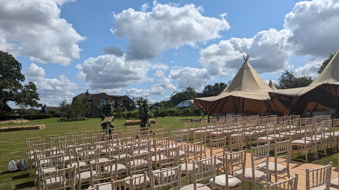 ceremony setting