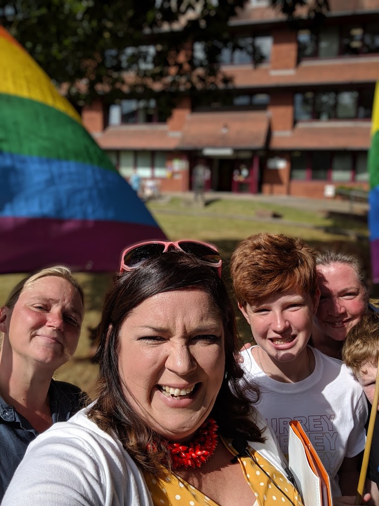 Finan Cooke Family Pride Flag Raising Ceremony
