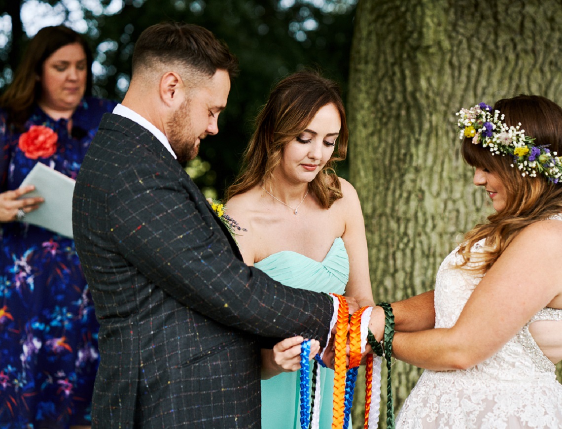 multi cord handfasting