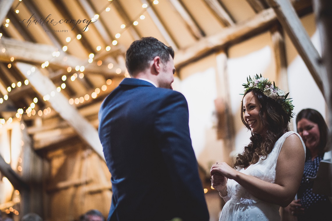 green barn wedding celebrant