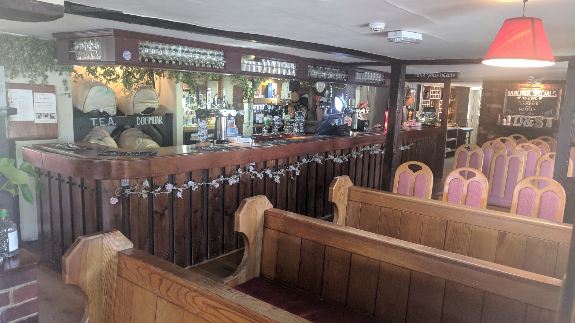 Woolpack inside pub
