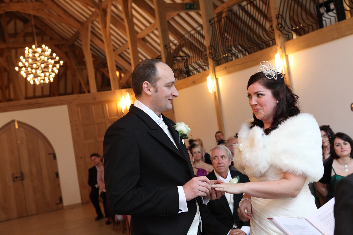 Jenny Knight marries at Rivervale Barn