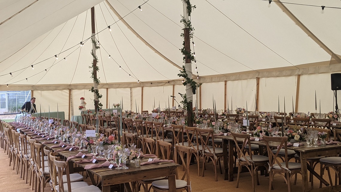 marquee celebrant wedding