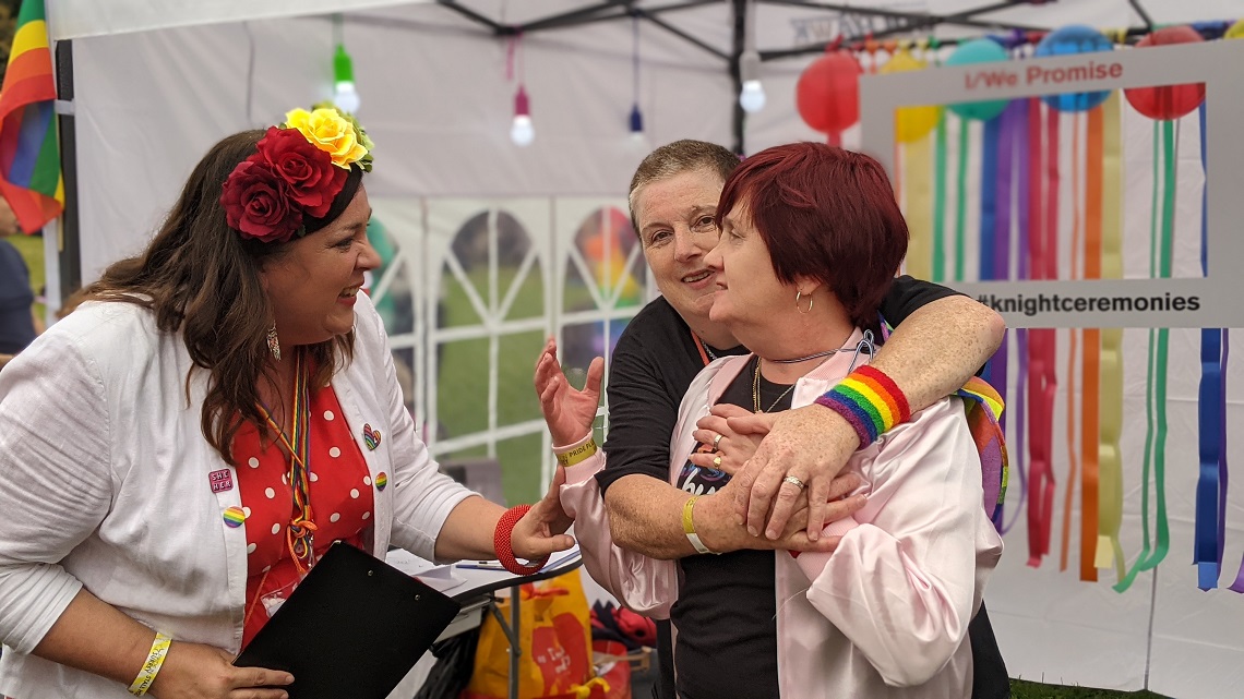 Knight Ceremonies at Pride