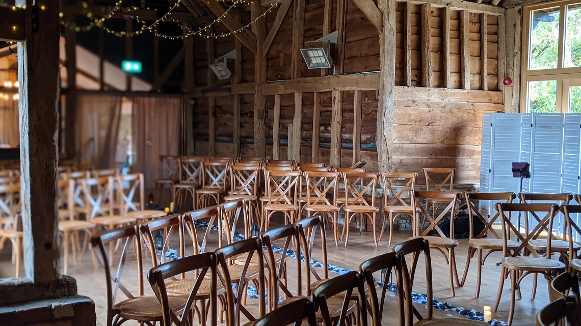 ceremony at silchester farm