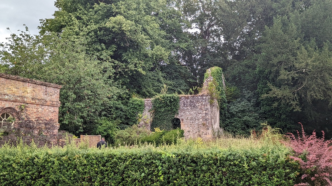 ruins at lainston house