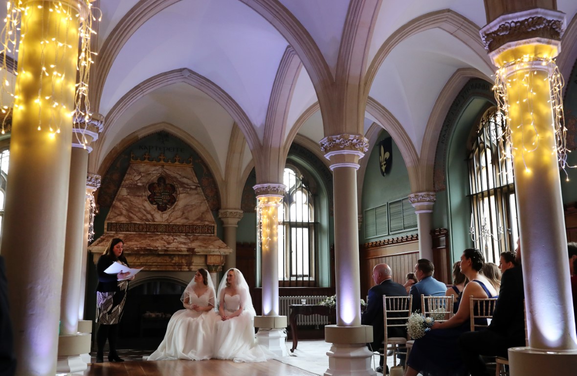 Knight Ceremonies gay friendly celebrant at Wotton House