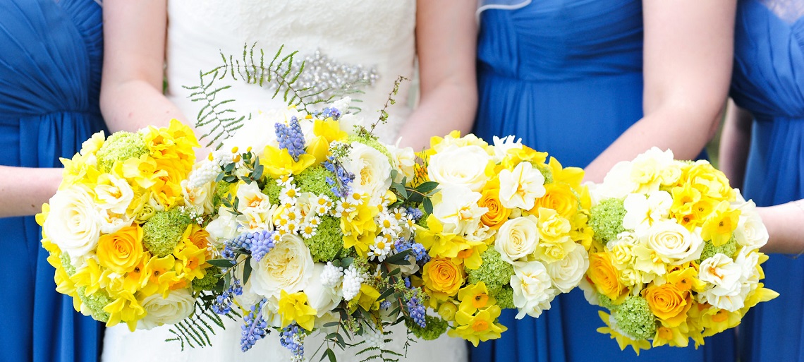 spring wedding florals