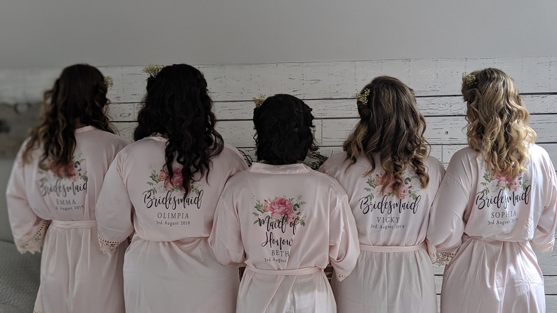 bridesmaids at little dower house