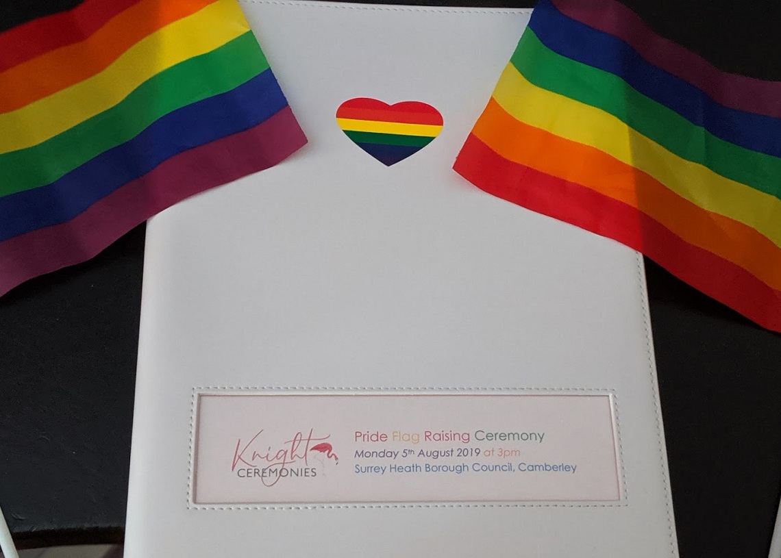 Surrey Heath Pride Flag Raising Ceremony