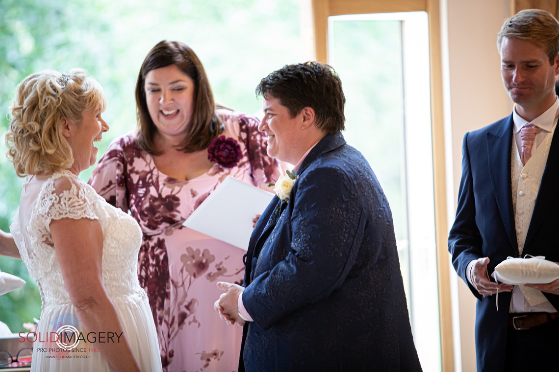 ceremony at rivervale barn