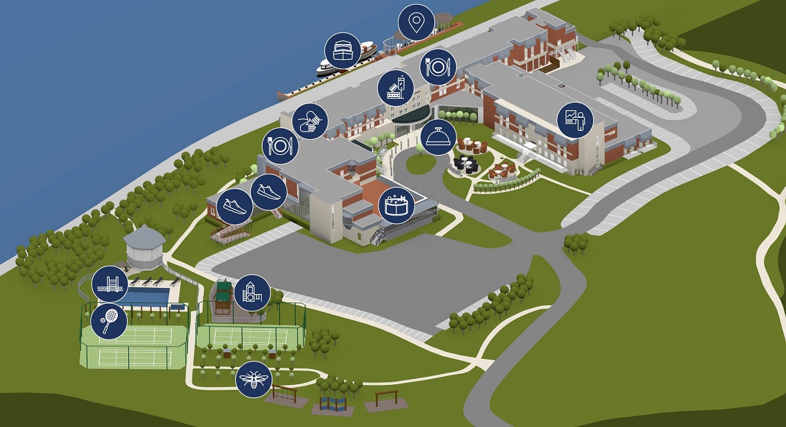 runnymede hotel map