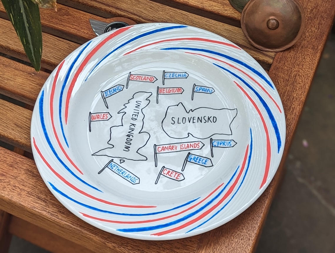 slovakian plate smashing