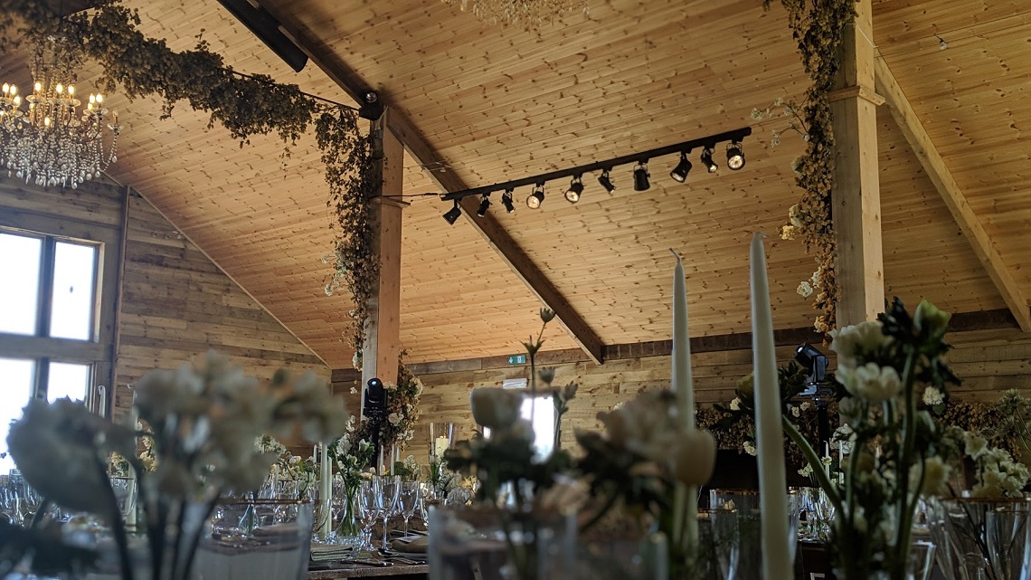 luxe barn decor