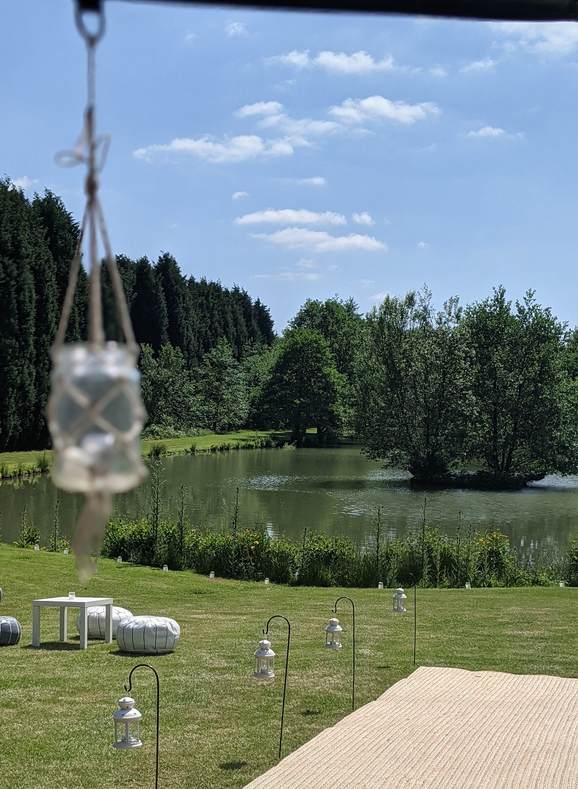 view of lake at fiesta fields